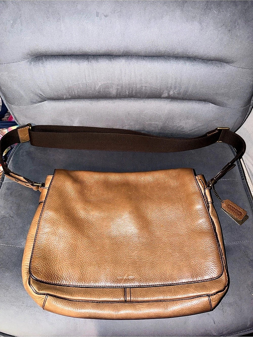 Coach Brown Messenger Shoulder Bag